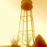 Water Tower Sepia