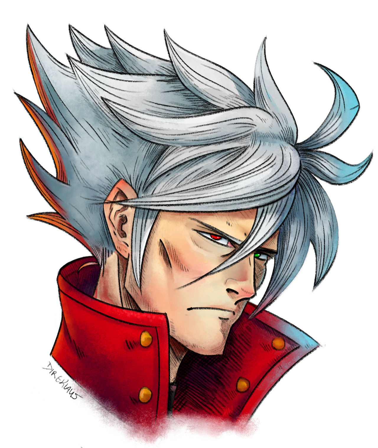 Gold Ragna Ragna Portrait by Drastoatian on DeviantArt