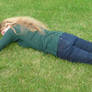 lying on the grass 4