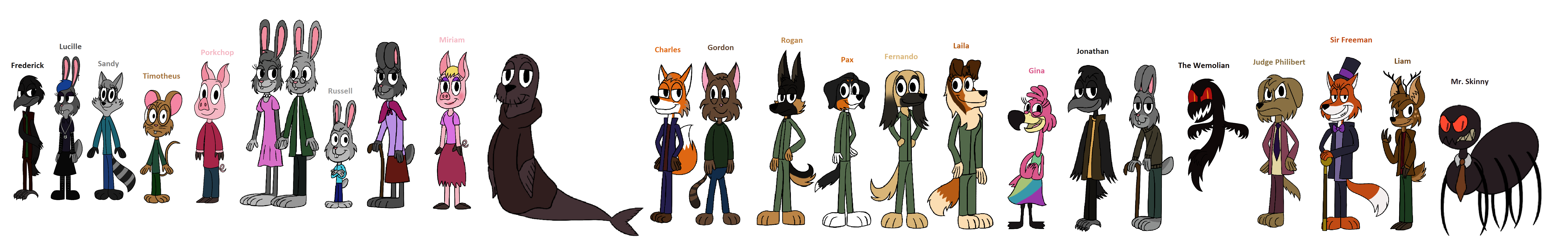 Inventor Rabbit Characters Frederick an inventor's story characters by LightningSparkleStar on ...