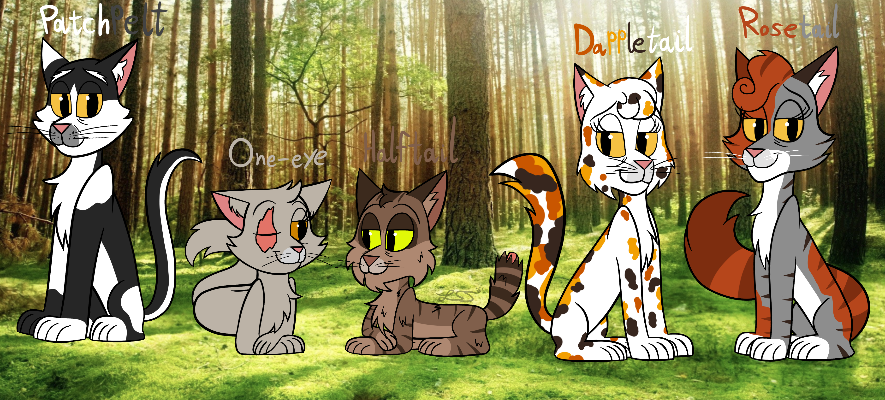 Warrior Cats - The Clans by aThousandPaws on deviantART