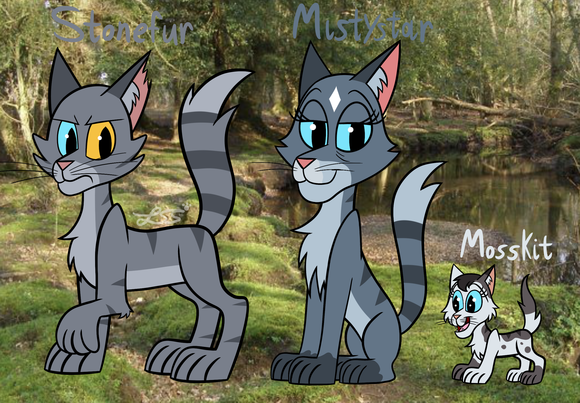 some warrior cats designs #3 by BlueLeafCisco on DeviantArt