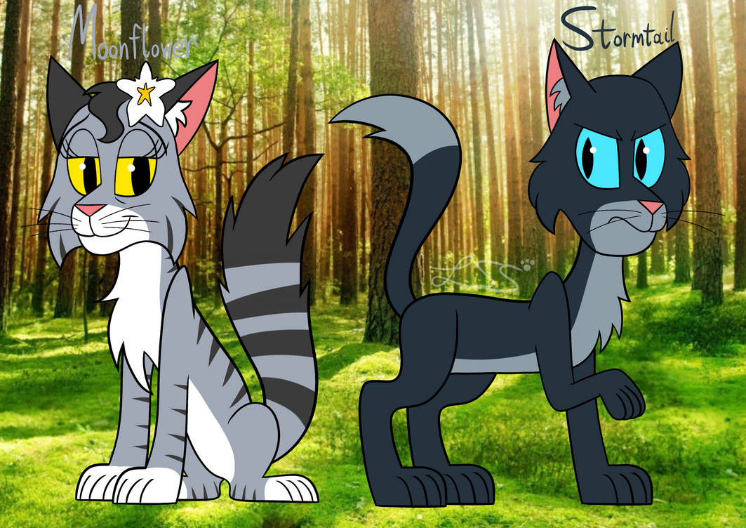 Stormtail WC - Moonflower and Stormtail by LightningSparkleStar on DeviantArt