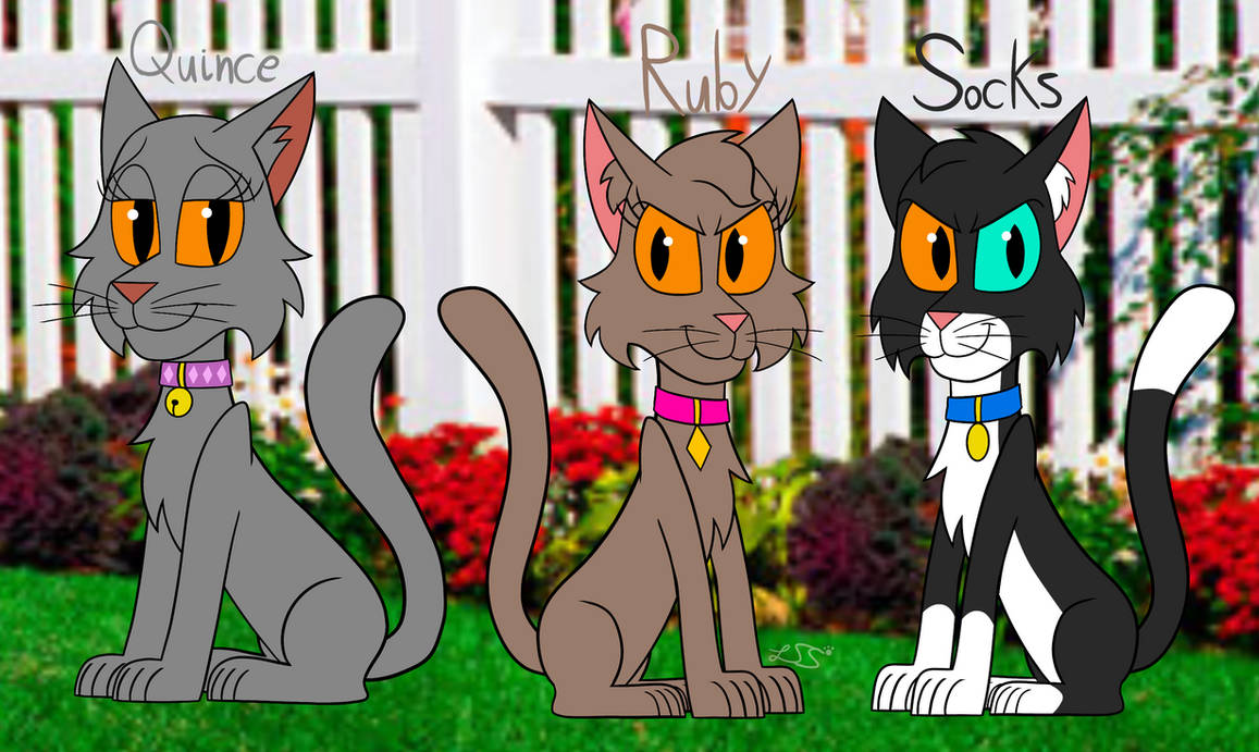 WC - Quince, Ruby and Socks by LightningSparkleStar on DeviantArt