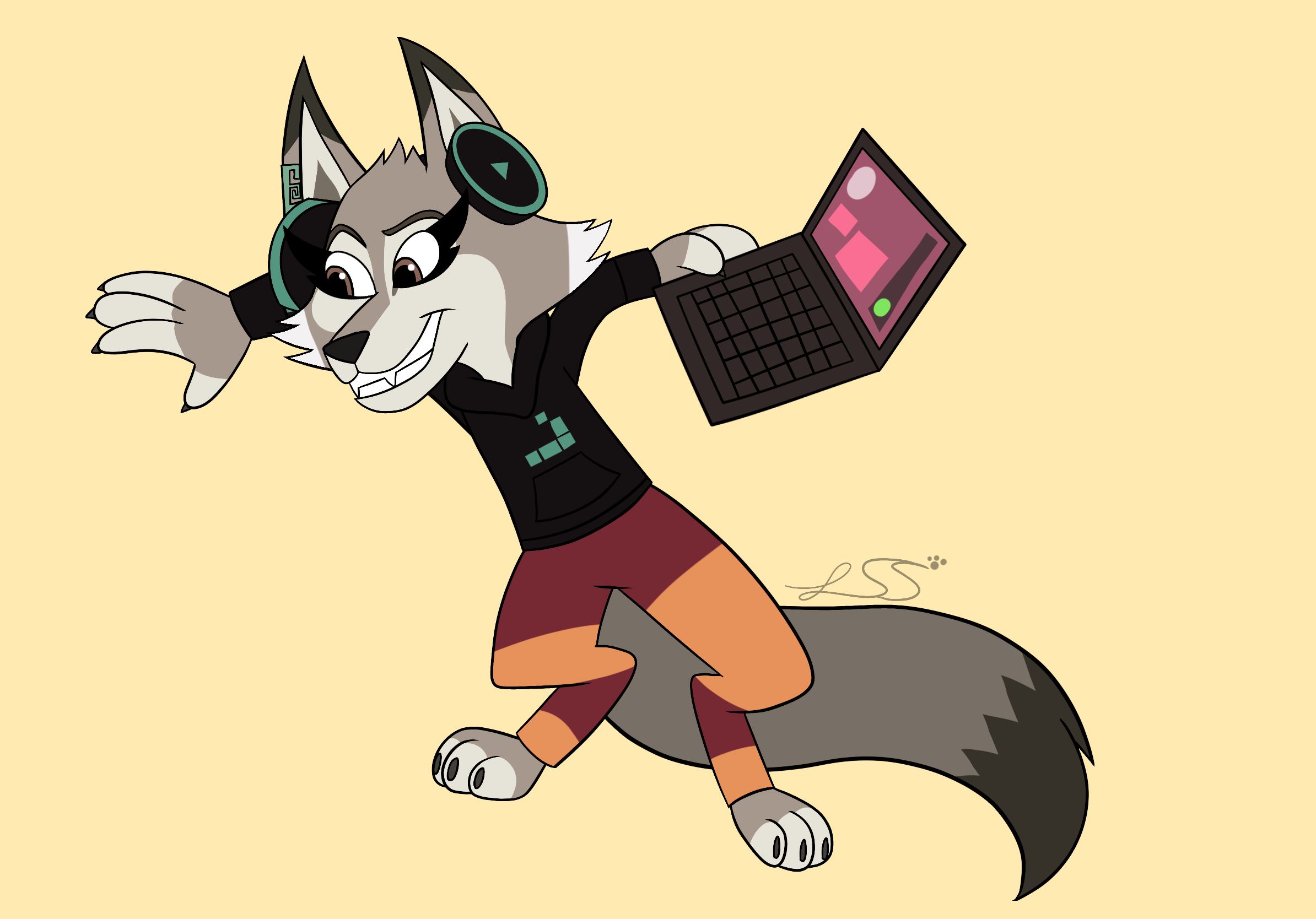 Fox Hacking Hacking Fox by LightningSparkleStar on DeviantArt
