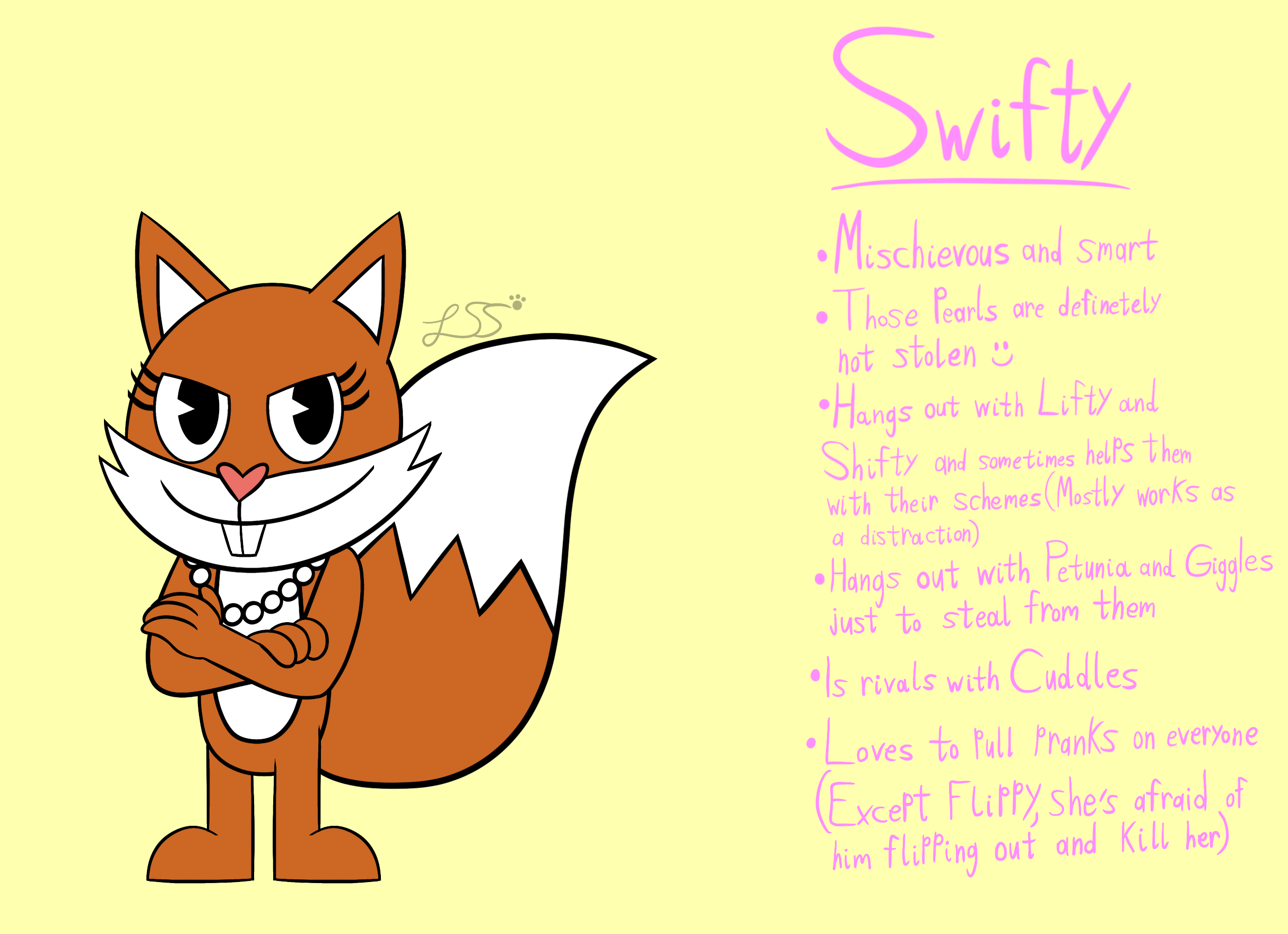 Swifty the fox (HTF OC) by LightningSparkleStar on DeviantArt