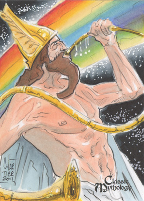 Heimdall Sketch Card - Francois Chartier