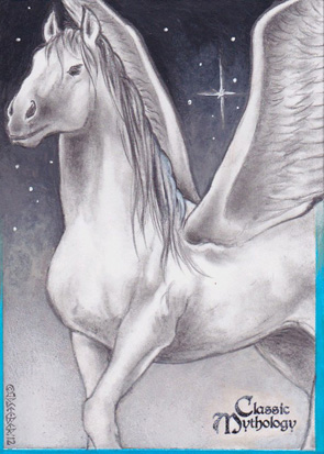 Pegasus Sketch Card - J.D. Seeber
