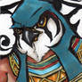 Horus Sketch Card - Matthew J Fletcher