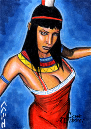 Nephthys Sketch Card - Jack Redd