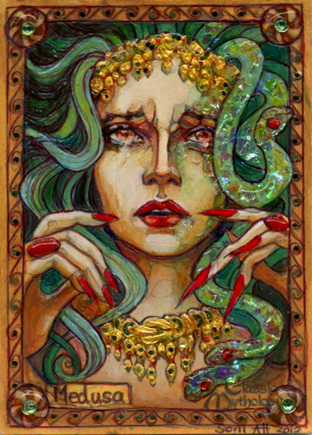 Medusa Sketch Card - Soni Alcorn-Hender