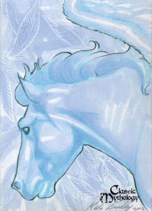 Pegasus Sketch Card - Kate Bradley