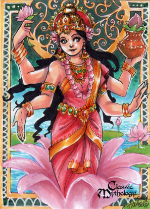 Lakshmi Sketch Card - Hanie Mohd