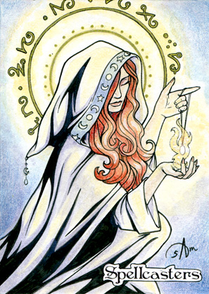 Spellcasters Sketch Card - Samantha Johnson 3