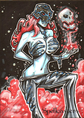 Spellcasters Sketch Card - Axebone 1