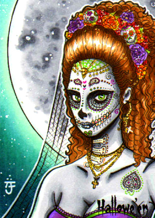 Hallowe'en Sketch Card - Anastasia Catris 1