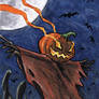 Hallowe'en Sketch Card - Ted Dastick Jr. 1