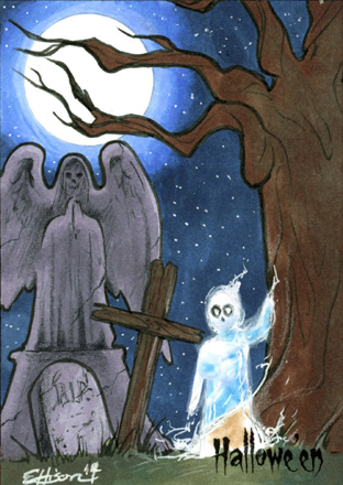 Hallowe'en Sketch Card - Danielle Ellison 2