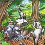 Three Billy Goats Gruff - Mel Uran