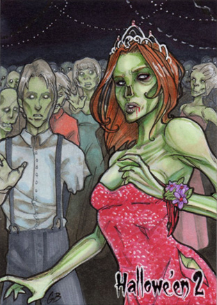 Hallowe'en 2 Sketch Card - Gabrielle Bruer 2