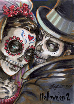 Hallowe'en 2 Sketch Card - Daniel Wong 2