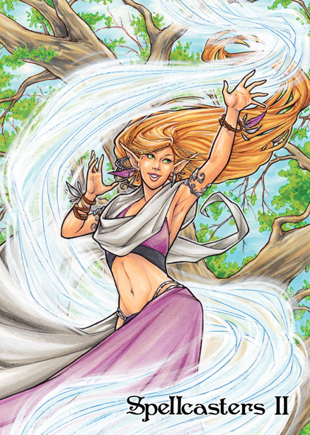 Spellcasters II Preview Card Art - Amy Clark