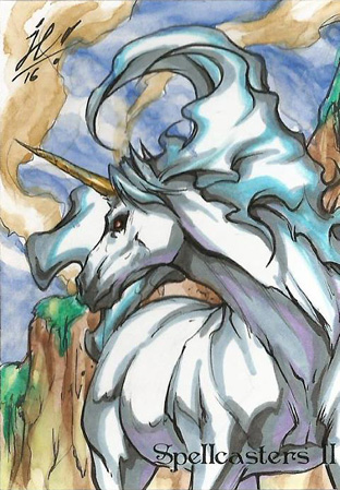 Spellcasters 2 Sketch Card - Jose Carlos Sanchez 2