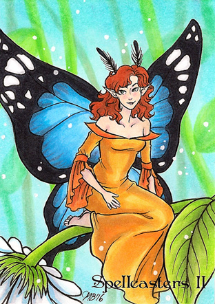 Spellcasters II Sketch Card - Molly Brewer 2