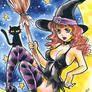 Witchcraft Sketch Card - Sanna Umemoto 2