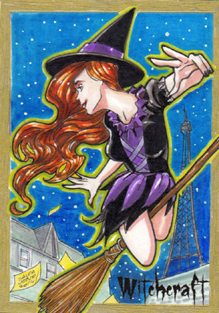 Witchcraft Sketch Card - Jason Saldajeno 2