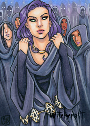 Witchcraft Sketch Card - Gabrielle Bruer 2