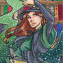 Witchcraft Sketch Card - Gabrielle Bruer 1