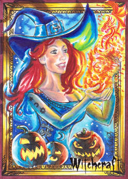 Witchcraft Sketch Card - Achilleas Kokkinakis 1