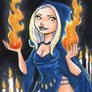 Witchcraft Sketch Card - Danielle Gransaull 3