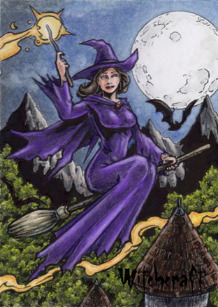 Witchcraft Sketch Card - Tony Perna 1