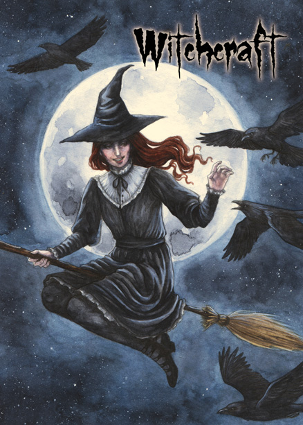 Witchcraft Chase Card Art by Athina Konstantinidou