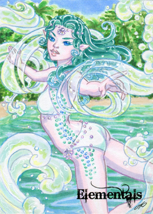 Elementals Sketch Card - Jeena Pepersack 3