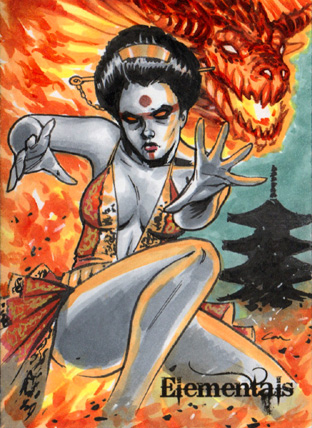 Elementals Sketch Card - Can Baran 2