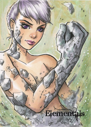 Elementals Sketch Card - Collette Turner 1