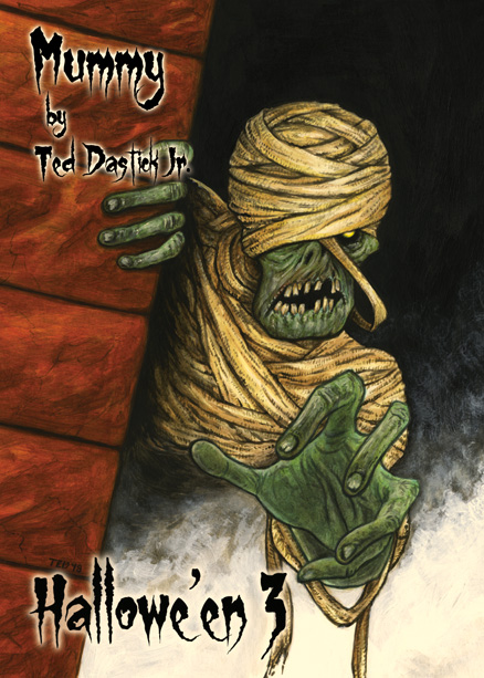 Mummy - Chase Card Art by Ted Dastick Jr. by Pernastudios