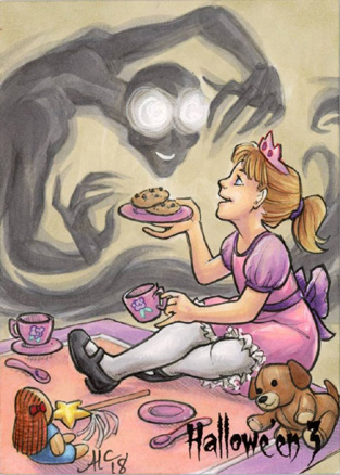 Hallowe'en 3 Sketch Card - Amy Clark 2 by Pernastudios