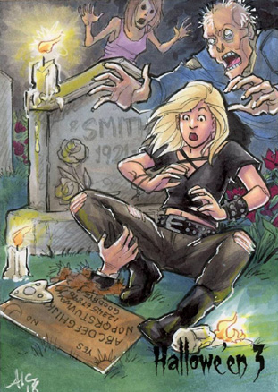 Hallowe'en 3 Sketch Card - Amy Clark 1 by Pernastudios