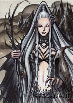 Spellcasters 3 Sketch Card - Melike Acar 2