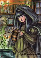 Spellcasters 3 Sketch Card - Melike Acar 1