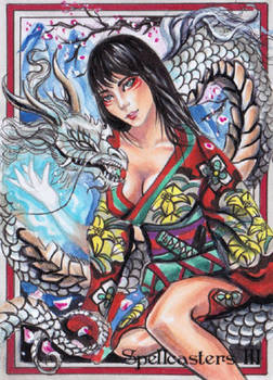 Spellcasters 3 Sketch Card -Achilleas Kokkinakis 1