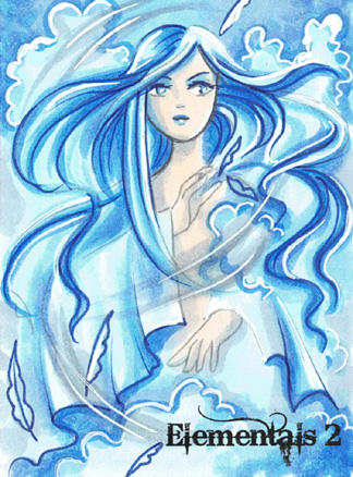 Elsa Element Form Elementals 2 Sketch Card - Elsa Doumtsi 1 by Pernastudios on DeviantArt