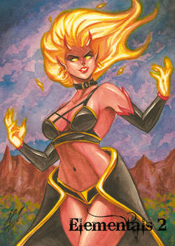 Elementals 2 P1 Promo Card Art by Jose C. Sanchez