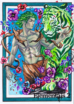 Elementals 2 Sketch Card - Achilleas Kokkinakis 1