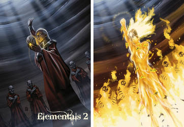 Elementals 2 Fire Lenticular by Peejay Catacutan