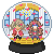 Sprixel Globe: Shinobu X Kimiko by SugarRoseDoll